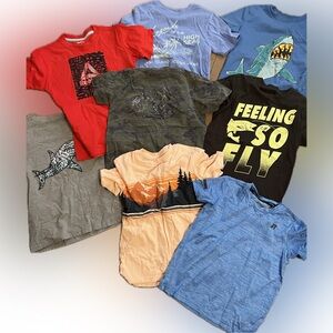 Bundle of 8 shirts boys size 6/7